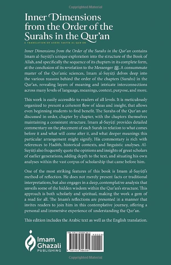 Inner Dimensions from the Order of the Surahs in the Qur'an alternate