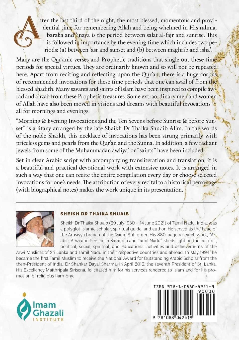 Morning & Evening Invocations and the Ten Sevens before Sunrise & before Sunset alternate